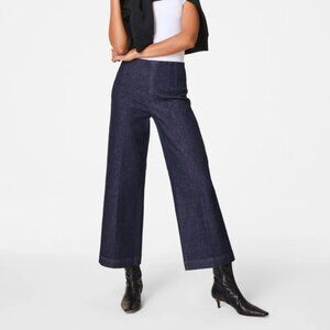 SPANXshape™ EveryWear Zero Waistband Cropped Wide Leg Jeans